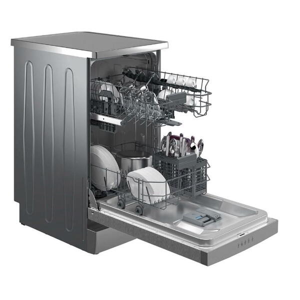 Masina de spalat vase BEKO BDFS15020X, 10 seturi, 5 programe, Clasa E, Inox