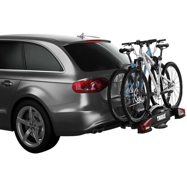 Suport biciclete Thule VeloCompact 924003 cu prindere pe carligul de remorcare, pentru 2 biciclete, 13-pini