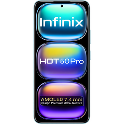 INFINIX MOBILE PHONE HOT 50 Pro X6881 GLACIER BLUE 4G/OC/8GB/256GB/8MP + 50MP/5000mAh