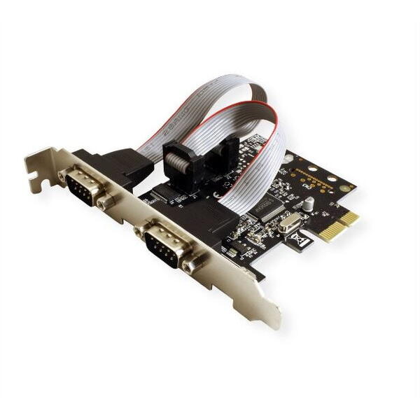 PCI EXPRESS LA 2 PORTURI SERIAL RS-232 D-SUB 9 PINI, VALUE 15.99.2118