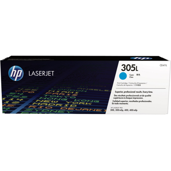 CARTUS TONER CYAN HP LASERJET PRO 300 M351A NR.305L CE411L ECONOMY 1,4K HP