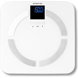 Cantar electronic de persoane Digital Inventum PW720BG, 150 kg, display LCD, Alb