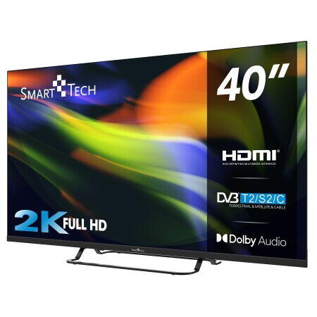 SmartTech Televizor LED Smart Tech 40FN01V, 101 cm, Full HD, CI+, Negru