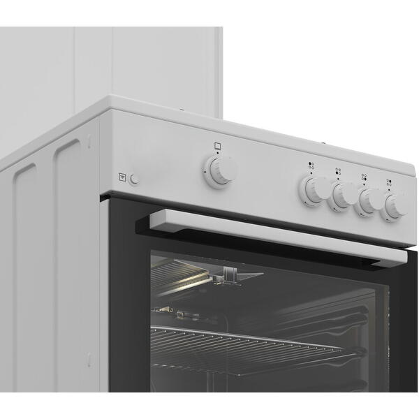 Aragaz Arctic, ABGM6600L, Gaz, 4 arzatoare cu eficienta ridicata, Alb