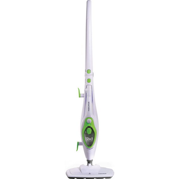 Aparat de curatat cu abur 12 in 1 Morphy Richards 720512, 1500W, Steam Mop, capacitate 380 ml, Alb