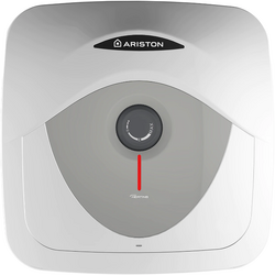 Boiler electric Ariston Andris RS 10, 10 L, 1200 W, Led iluminat, Montare deasupra chiuvetei, Reglaj extern de temperatura, Alb