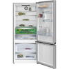 Combina frigorifica Beko B3RCNE594HXB, 551 l, No Frost, HarvestFresh, AeroFlow, Clasa E, Kitchen Fit, Compartiment 0 C, H 187 cm, Metal Look
