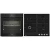 Pachet incorporabil Beko BBSM17330BCS, Electric, 71 l, Clasa A, Autocuratare catalitica, SoftClose door,Timer, Negru + Plita incorporabila Beko , Gaz, 4 arzatoare, Wok, Gratar din fonta, 60 cm, Negru