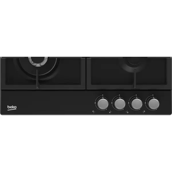 Pachet incorporabil Beko BBSM17330BCS, Electric, 71 l, Clasa A, Autocuratare catalitica, SoftClose door,Timer, Negru + Plita incorporabila Beko , Gaz, 4 arzatoare, Wok, Gratar din fonta, 60 cm, Negru