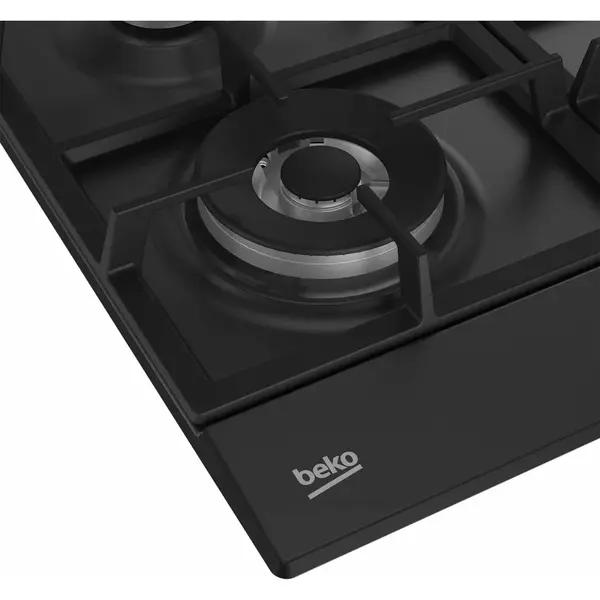 Pachet incorporabil Beko BBSM17330BCS, Electric, 71 l, Clasa A, Autocuratare catalitica, SoftClose door,Timer, Negru + Plita incorporabila Beko , Gaz, 4 arzatoare, Wok, Gratar din fonta, 60 cm, Negru