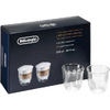 Set 6 pahare DeLonghi Cappuccino DLSC301 6x270 ml Sticla termorezistenta, Transparente