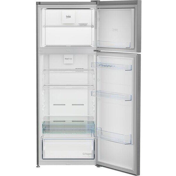 Frigider cu Doua Usi BEKO RDNE455K40XBN, No Frost, 406 l, H 185 cm, Clasa E, Argintiu