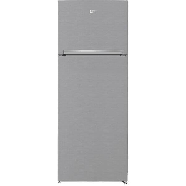 Frigider cu Doua Usi BEKO RDNE455K40XBN, No Frost, 406 l, H 185 cm, Clasa E, Argintiu