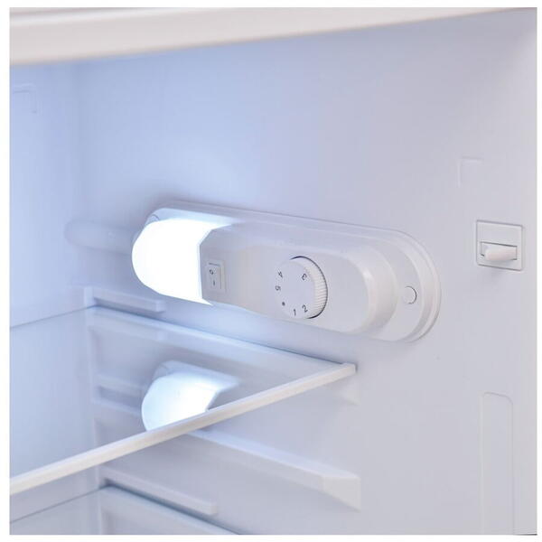 Frigider cu doua usi Candy C1DV145SFW, 204 L, Fresh zone, Clasa F, H 143 cm, Alb