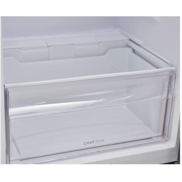 Frigider cu doua usi Candy C1DV145SFW, 204 L, Fresh zone, Clasa F, H 143 cm, Alb