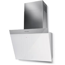 Hota decorativa tangetiala Faber DAISY EG6 LED WH A55, 55 cm, 550 m3h, 70 dB, clasa C, touch, Alb/ Inox