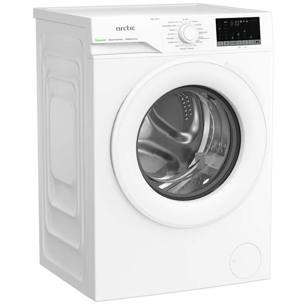 Masina de spalat rufe Arctic, APLM2WFSU28211W, 8 kg, 1200 rpm, Clasa A, Alb