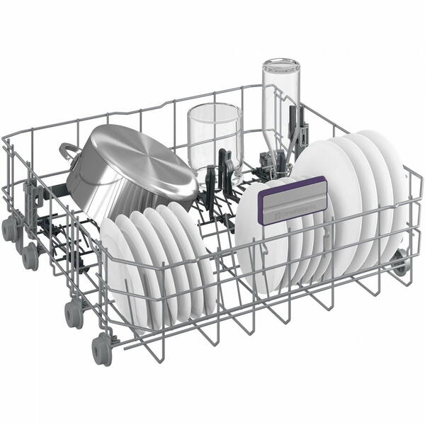 Masina de spalat vase Beko BDFN36560XC, 15 seturi, 11 programe, Clasa A, CornerIntense, SelfDry Active Ventilation, HomeWhiz prin WiFi, HygieneIntense, SteamGloss, Motor ProSmart Inverter, 60 cm, Inox