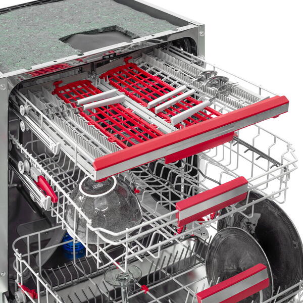 Masina de spalat vase complet incorporabila Toshiba DW-15B3, 60 cm, 15 seturi, clasa C, Display Touch control, AquaStop, Filtru AntiBacterian, 7 programe, 3 functii