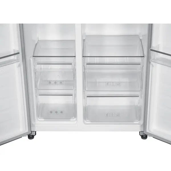 Side by Side ARCTIC AS427E4NMT, No Frost, 442 L, H 177cm, Clasa E, Inox