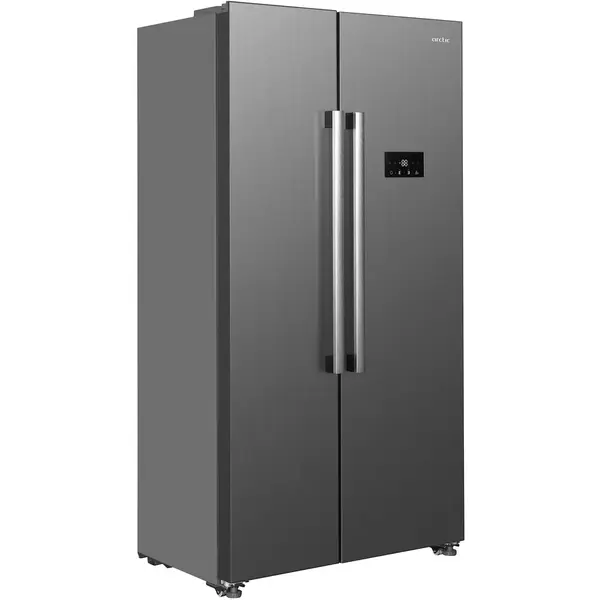 Side by Side ARCTIC AS427E4NMT, No Frost, 442 L, H 177cm, Clasa E, Inox