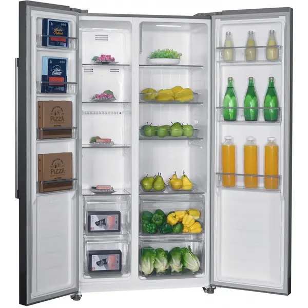 Side by Side ARCTIC AS427E4NMT, No Frost, 442 L, H 177cm, Clasa E, Inox