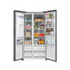 Side by side Toshiba, clasa energetica E, volum net total 582 (380+202) litri, No Frost, Ice Maker 3 in 1, Wifi, design Morandi Gray