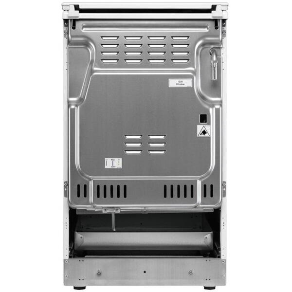 Aragaz Electrolux LKG504022K, Gaz, 4 arzatoare, Aprindere integrata plita si cuptor, Siguranta plita si cuptor, Autocuratare catalitica, Grill electric, 50 cm, Negru