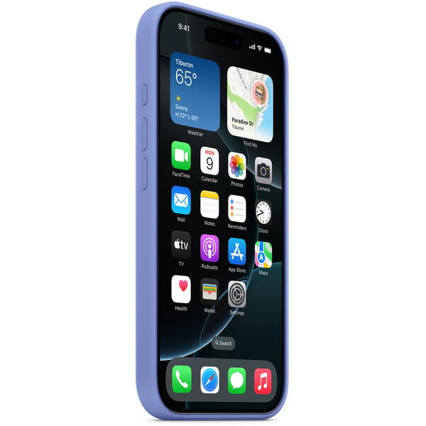 Apple iPhone 16 Pro Silicone Case with MagSafe - Periwinkle (SEASONAL)