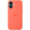 Apple iPhone 16 Silicone Case with MagSafe - Tangerine (SEASONAL)