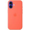 Apple iPhone 16 Silicone Case with MagSafe - Tangerine (SEASONAL)