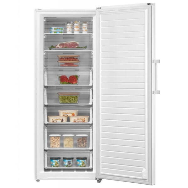 Tesla WG Congelator Tesla RU2700FM, 273 l, Total No Frost, Clasa E, Functie frigider, Display, H 185, Alb