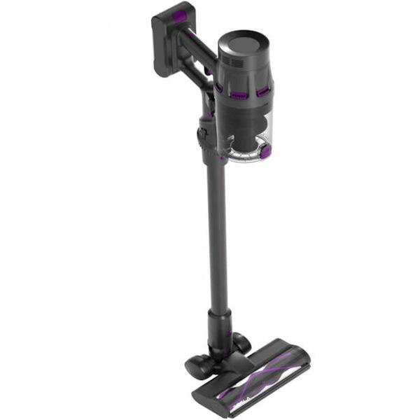 Aspirator vertical Tesla HS505GP, 500W, 29.6V3 viteze, capacitate 600ml, HEPA, gri-mov