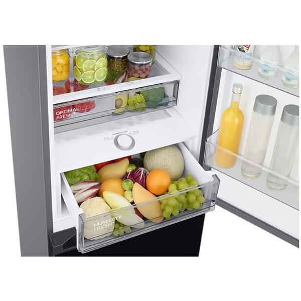 Combina frigorifica Samsung RB38C7B5D22, 390 l,  Negru