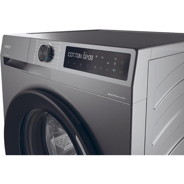 Masina de spalat rufe Candy BR 48B6G-S, 8 kg, 16 Programe, 1400 Rotatii, Clasa energetica A, Antracit