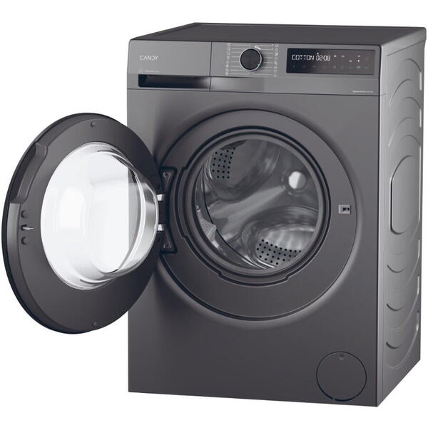 Masina de spalat rufe Candy BR 48B6G-S, 8 kg, 16 Programe, 1400 Rotatii, Clasa energetica A, Antracit
