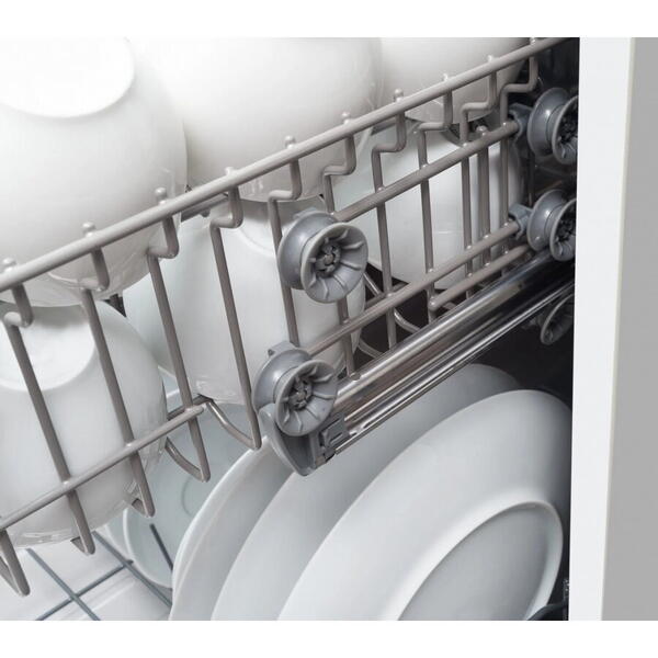 Masina de spalat vase Amica DFM41E6qWMG, 10 seturi, 6 programe, Clasa E, Alb