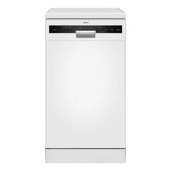Masina de spalat vase Amica DFM41E6qWMG, 10 seturi, 6 programe, Clasa E, Alb