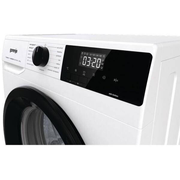 Masina de spalat rufe Gorenje WNHEI74SAS/PL, 7 kg, 1400 rpm, Clasa energetica A, Alba
