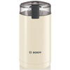 Rasnita de cafea Bosch, culoare crem, capacitate 75 g cafea boabe, putere 180 W