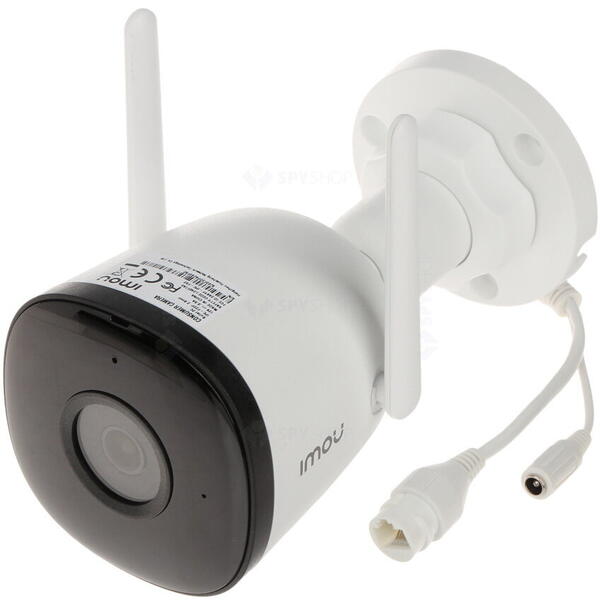 Camera supraveghere smart / inteligenta IMOU Bullet 2C IPC-F42P, 4MP, QHD, Wi-Fi, microfon, alb, exterior