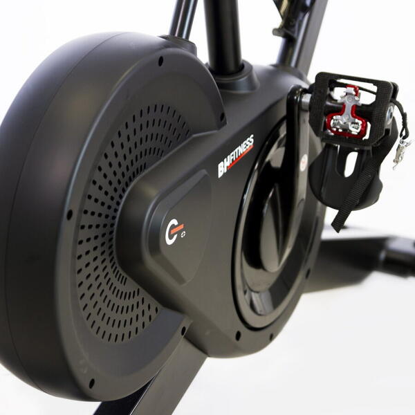 Bicicleta Cycling BH Fitness SMART BIKE EC01R Q Factor 152 H936R, Volanta 11 Kg EMS. Semi-Profesionala, 24 Niveluri de Rezistenta, 1500W, Inclinatie 25%, Utilizator 150 Kg