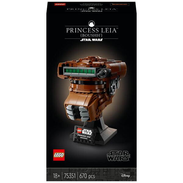 LEGO Star Wars Casca Printesei Leia 75351
