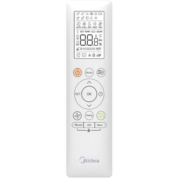 Aparat de aer conditionat MIDEA Breezeless E CB1-18HRFN8-I/CB1-18HFNX-O Inverter 18000 BTU/h