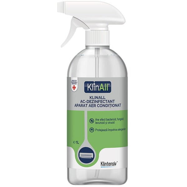 KLINTENSIV KlinAll - Dezinfectant pentru aer conditionat, 1 l