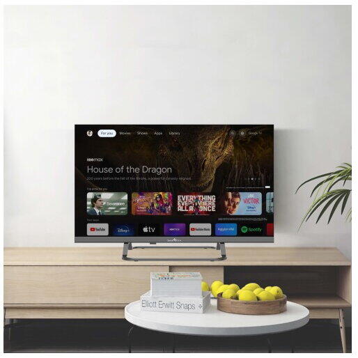 Televizor LED Google TV SmartTech 24HG01VC, 60 cm, HD Ready, Smart TV, WiFi, CI+, Negru