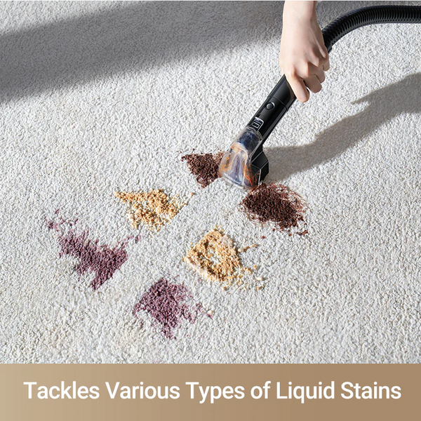 Aspirator Dreame N10, putere de aspirare 12.000Pa, curatare cu apa calda pana la 60 de grade, design compact, Negru