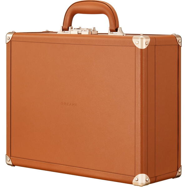 Uscator de par Miracle Dreame, 1600W, viteza aer max.70m/s, 2 trepte flux aer, 4 setari temperatura, 5 accesorii incluse, ionizare, maro/auriu