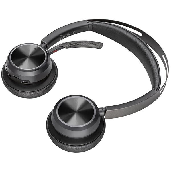 HP Poly Voyager Focus 2 USB-C-C Headset +USB-C/A Adapter