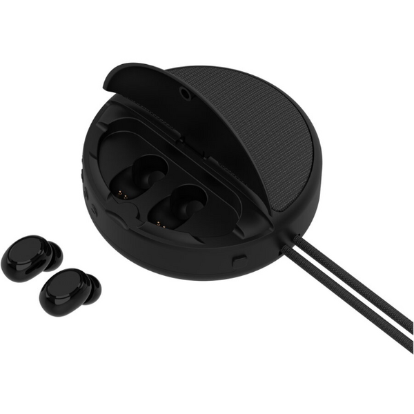 Casti In-Ear Akai BTE-J500BT, True Wireless, Bluetooth, Cu boxa, Negru
